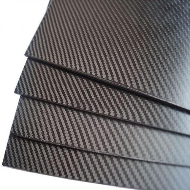 Woven carbon fiber sheets in multiple thicknesses